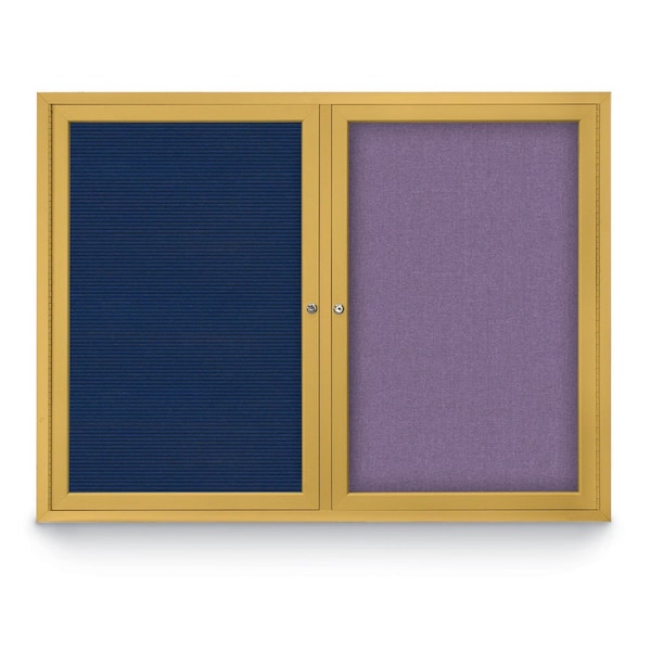 Corkboard, Med Grey/Black, 72" X 36"